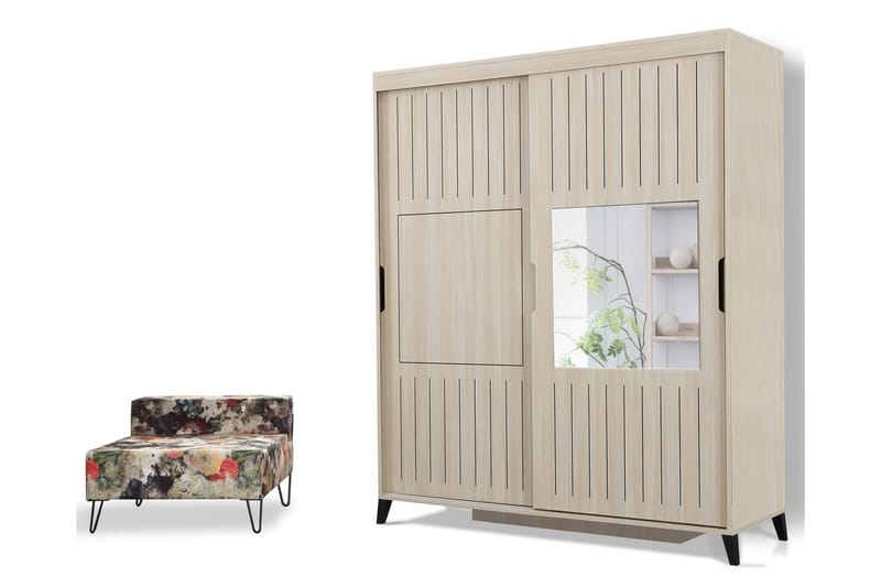 Comfortale Garderob 150 - Ljus Trä - Förvaring - Sko- & klädförvaring - Garderober & garderobssystem