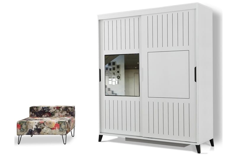 Comfortale Garderob 150 - Vit - Förvaring - Sko- & klädförvaring - Garderober & garderobssystem