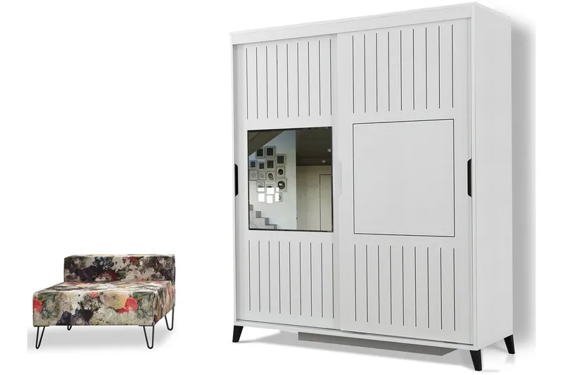 Comfortale Garderob 160 - Vit - Förvaring - Sko- & klädförvaring - Garderober & garderobssystem