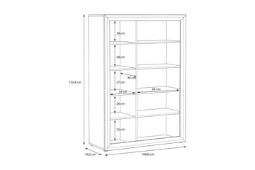 Corlius Garderob 42x109 cm - Beige/Brun - Förvaring - Sko- & klädförvaring - Garderober & garderobssystem
