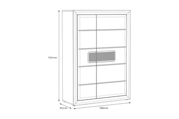 Corlius Garderob 42x109 cm - Beige/Brun - Förvaring - Sko- & klädförvaring - Garderober & garderobssystem