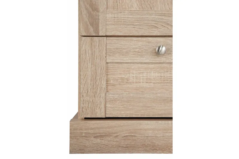 Dareia Garderob 85 cm - Brun - Förvaring - Sko- & klädförvaring - Garderober & garderobssystem