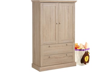 Dareia Garderob 85 cm - Brun - Förvaring - Sko- & klädförvaring - Garderober & garderobssystem