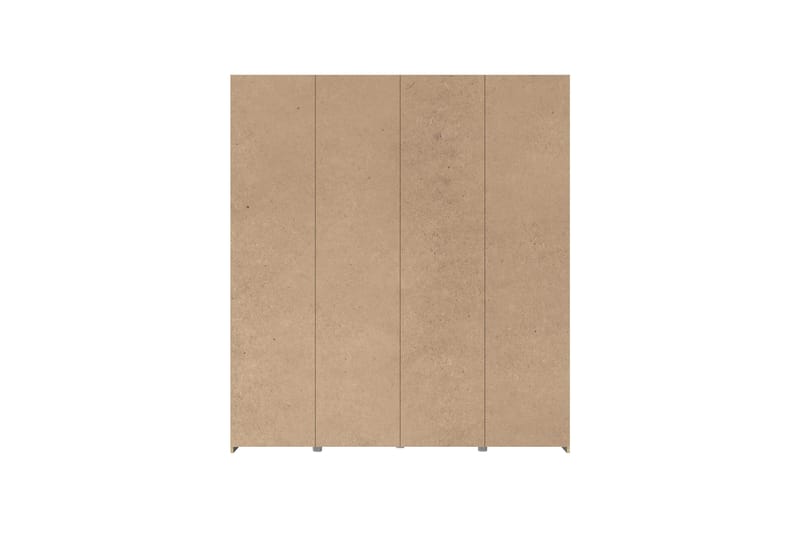 DAUBY Garderob 62x270 cm 3 Hyllplan Brun/Svart - Förvaring - Sko- & klädförvaring - Garderober & garderobssystem