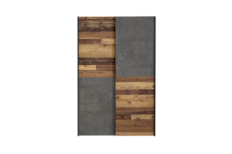 DAUBY Garderob 62x270 cm Natur/Mörkgrå - Förvaring - Sko- & klädförvaring - Garderober & garderobssystem