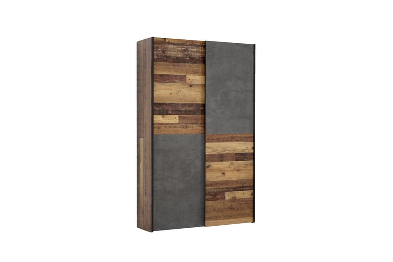 DAUBY Garderob 62x270 cm Natur/Mörkgrå - Förvaring - Sko- & klädförvaring - Garderober & garderobssystem
