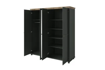 Doade Garderob 62x108 cm - Grön|Natur - Förvaring - Sko- & klädförvaring - Garderober & garderobssystem