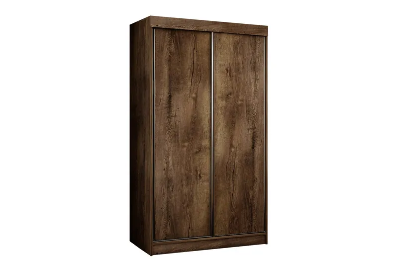 Dunkra Garderob LED-belysning Blå 100 cm, Mörk Ask