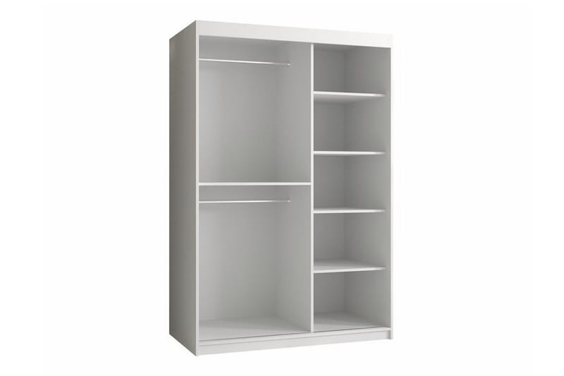 Dunvegan Garderob 120 cm i Målat Trä - Vit - Förvaring - Sko- & klädförvaring - Garderober & garderobssystem