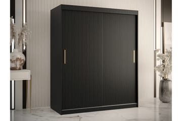 Dunvegan Garderob 150 cm i Målat Trä - Svart - Förvaring - Sko- & klädförvaring - Garderober & garderobssystem