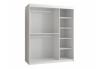 Dunvegan Garderob 150 cm i Målat Trä - Svart - Förvaring - Sko- & klädförvaring - Garderober & garderobssystem