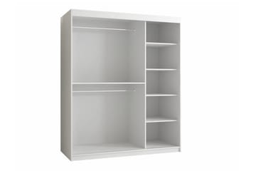 Dunvegan Garderob 150 cm i Målat Trä - Vit - Förvaring - Sko- & klädförvaring - Garderober & garderobssystem