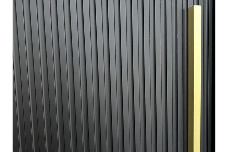 Dunvegan Garderob m. Spegel - Svart - Förvaring - Sko- & klädförvaring - Garderober & garderobssystem