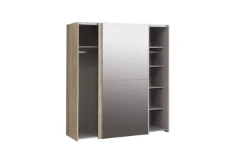 Edessa Garderob 62x171 cm - Brun - Förvaring - Sko- & klädförvaring - Garderober & garderobssystem
