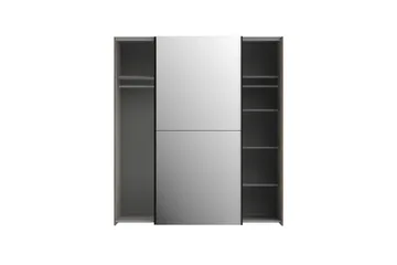 Edessa Garderob 62x171 cm - Brun/Svart - Förvaring - Sko- & klädförvaring - Garderober & garderobssystem