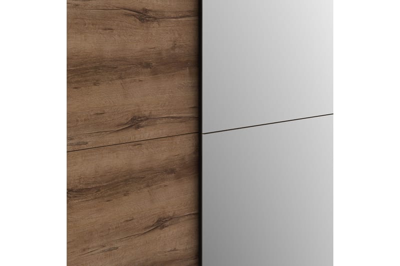 Edessa Garderob 62x171 cm - Brun/Svart - Förvaring - Sko- & klädförvaring - Garderober & garderobssystem