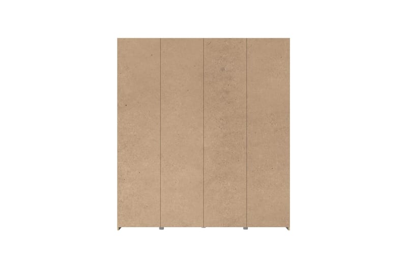 Edessa Garderob 62x171 cm - Brun/Svart - Förvaring - Sko- & klädförvaring - Garderober & garderobssystem