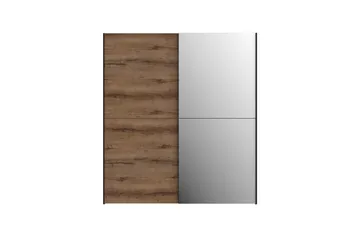 Edessa Garderob 62x171 cm - Brun/Svart - Förvaring - Sko- & klädförvaring - Garderober & garderobssystem