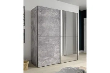Edessa Garderob 62x171 cm - Grå - Förvaring - Sko- & klädförvaring - Garderober & garderobssystem