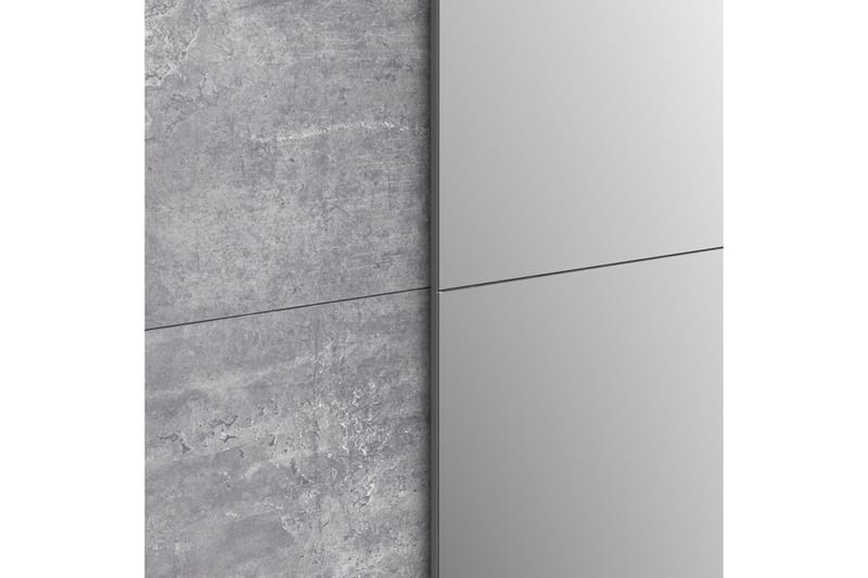 Edessa Garderob 62x171 cm - Grå - Förvaring - Sko- & klädförvaring - Garderober & garderobssystem