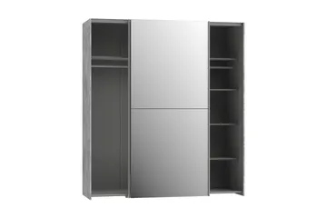 Edessa Garderob 62x171 cm - Grå - Förvaring - Sko- & klädförvaring - Garderober & garderobssystem