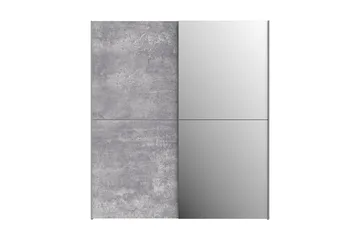 Edessa Garderob 62x171 cm - Grå - Förvaring - Sko- & klädförvaring - Garderober & garderobssystem