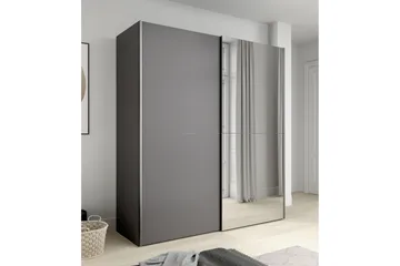 Edessa Garderob 62x171 cm - Mörkgrå - Förvaring - Sko- & klädförvaring - Garderober & garderobssystem