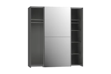 Edessa Garderob 62x171 cm - Mörkgrå - Förvaring - Sko- & klädförvaring - Garderober & garderobssystem