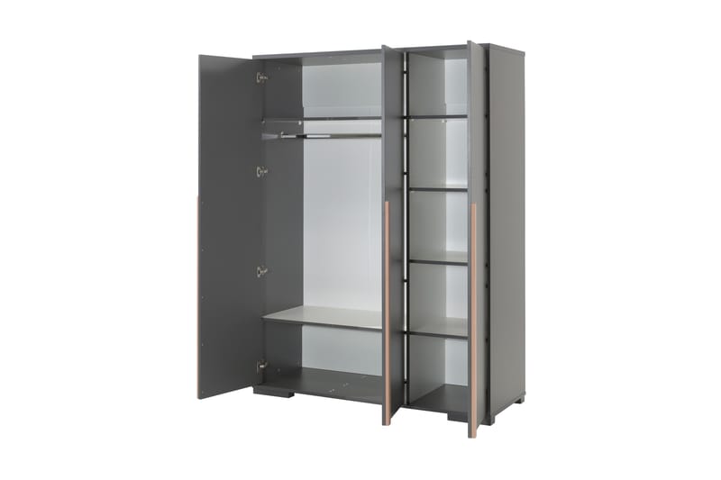 EKHORVA Garderob 146 cm Grå - Grå - Förvaring - Sko- & klädförvaring - Garderober & garderobssystem