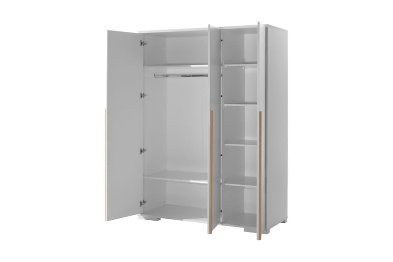 EKHORVA Garderob 146 cm Vit - Vit - Förvaring - Sko- & klädförvaring - Garderober & garderobssystem
