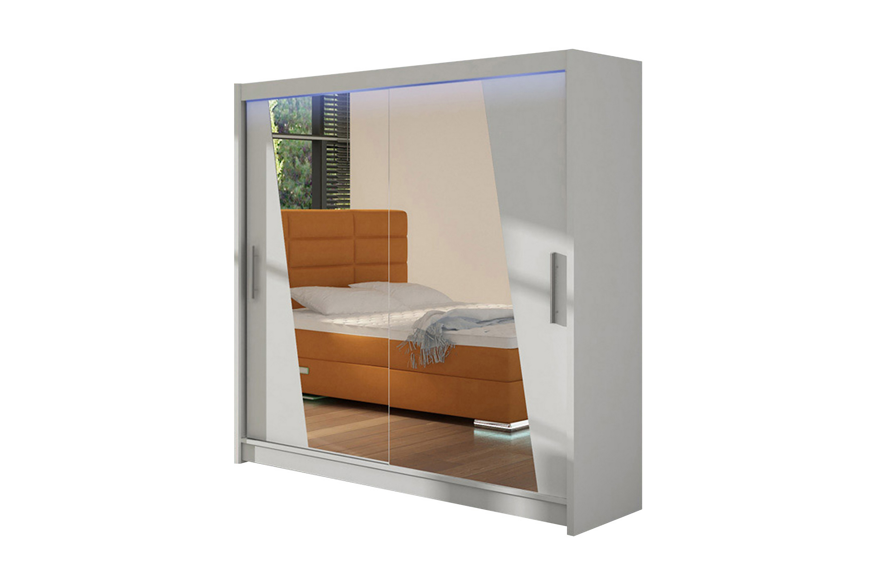 emilio garderob led-belysning - vit|rgb led