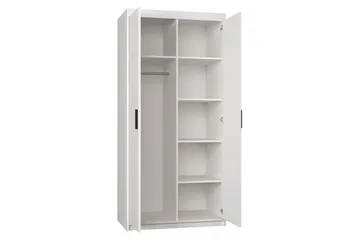 Enzenauer Garderob 90x53x191 cm - Ek - Förvaring - Sko- & klädförvaring - Garderober & garderobssystem