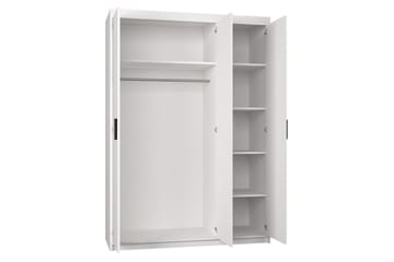 Enzenauer Garderob med Spegel 133 cm - Vit - Förvaring - Sko- & klädförvaring - Garderober & garderobssystem