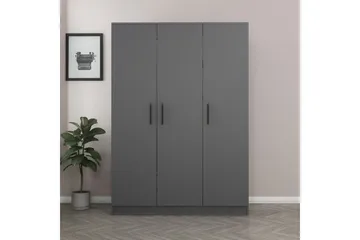 Fruitland Garderob 135 cm - Antracit - Förvaring - Sko- & klädförvaring - Garderober & garderobssystem
