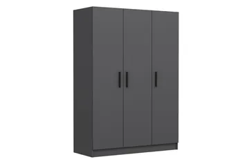 Fruitland Garderob 135 cm - Antracit - Förvaring - Sko- & klädförvaring - Garderober & garderobssystem