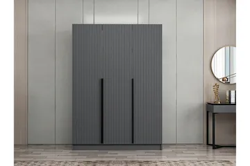 Fruitland Garderob 135 cm - Antracit - Förvaring - Sko- & klädförvaring - Garderober & garderobssystem