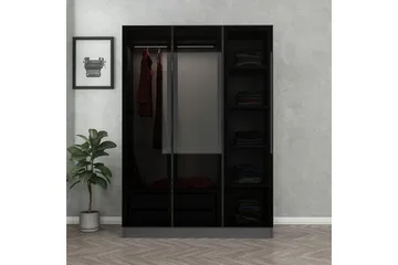 Fruitland Garderob 135 cm - Antracit - Förvaring - Sko- & klädförvaring - Garderober & garderobssystem