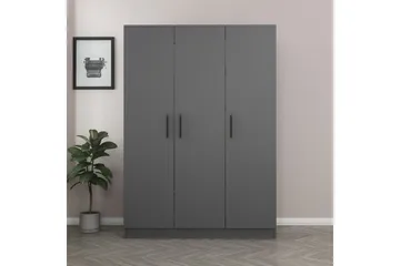 Fruitland Garderob 135 cm - Antracit - Förvaring - Sko- & klädförvaring - Garderober & garderobssystem