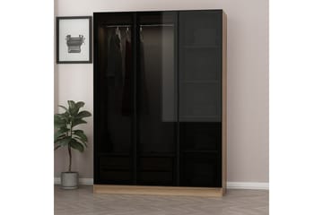 Fruitland Garderob 135 cm - Brun - Förvaring - Sko- & klädförvaring - Garderober & garderobssystem