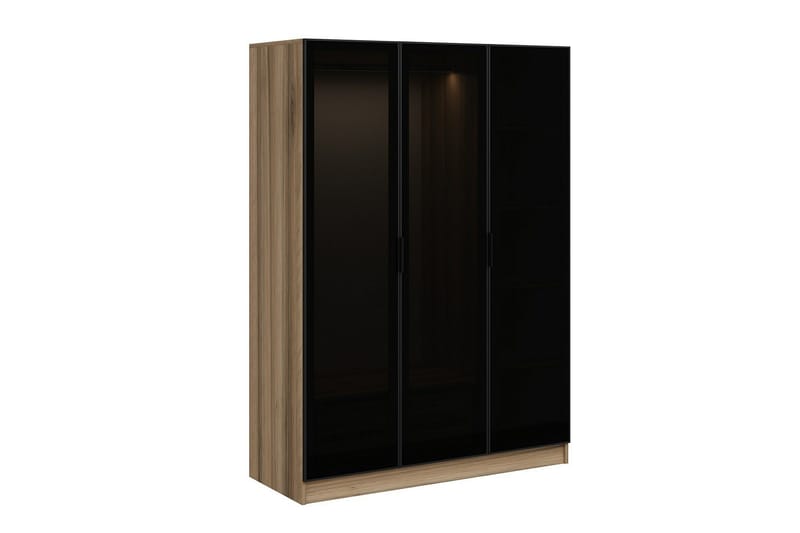 Fruitland Garderob 135 cm - Brun - Förvaring - Sko- & klädförvaring - Garderober & garderobssystem