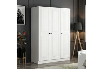 Fruitland Garderob 135 cm - Cream - Förvaring - Sko- & klädförvaring - Garderober & garderobssystem
