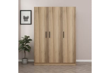 Fruitland Garderob 135 cm - Ek - Förvaring - Sko- & klädförvaring - Garderober & garderobssystem