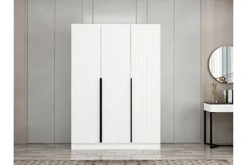 Fruitland Garderob 135 cm - Vit - Förvaring - Sko- & klädförvaring - Garderober & garderobssystem