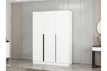 Fruitland Garderob 135 cm - Vit - Förvaring - Sko- & klädförvaring - Garderober & garderobssystem