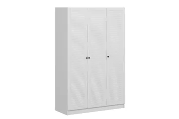 Fruitland Garderob 135 cm - Vit - Förvaring - Sko- & klädförvaring - Garderober & garderobssystem