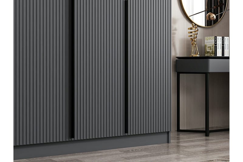 Fruitland Garderob 180 cm - Antracit - Förvaring - Sko- & klädförvaring - Garderober & garderobssystem