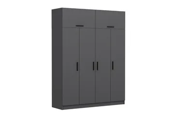 Fruitland Garderob 180 cm - Antracit - Förvaring - Sko- & klädförvaring - Garderober & garderobssystem