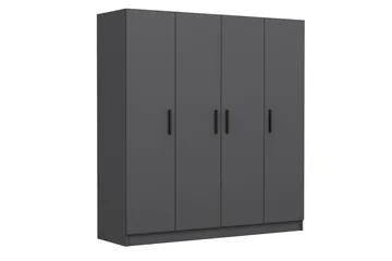 Fruitland Garderob 180 cm - Antracit - Förvaring - Sko- & klädförvaring - Garderober & garderobssystem