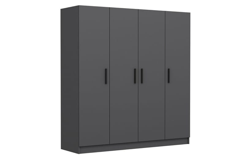 Fruitland Garderob 180 cm - Antracit - Förvaring - Sko- & klädförvaring - Garderober & garderobssystem
