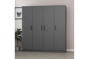 Fruitland Garderob 180 cm - Antracit - Förvaring - Sko- & klädförvaring - Garderober & garderobssystem